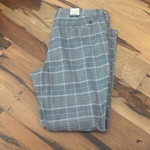 Original Penguin Black and White Checkered Pants